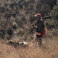 An owner with his dog